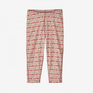 Patagonia Baby Capilene® Midweight Bottoms Lasten Baselayers Vaaleanpinkki Suomi | JU4070-9081