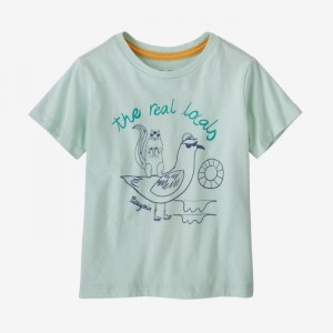 Patagonia Baby Regenerative Organic Certified™ Cotton Graphic T-Shirt Lasten T Paidat Vihreä Suomi | WH512-7643