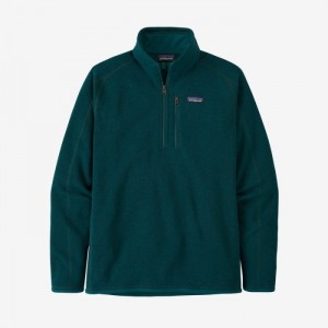 Patagonia Better Sweater® 1/4-Zip Fleece Miesten Villapaita Tummanvihreä Suomi | MI2066-1536