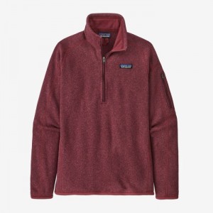 Patagonia Better Sweater® 1/4-Zip Fleece Naisten Villapaita Punainen Suomi | XV3614-4540