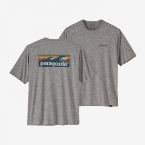 Patagonia Capilene® Cool Daily Graphic Shirt Miesten Paidat Harmaat Suomi | OB1553-5260