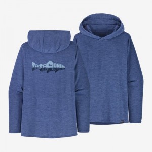 Patagonia Capilene® Cool Daily Graphic Hoody Naisten Huppari Sininen Suomi | QN2744-4176