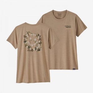 Patagonia Capilene® Cool Daily Graphic Shirt Naisten Paidat Root & Grow: Oar Tan X-Dye Suomi | YN3315-6915