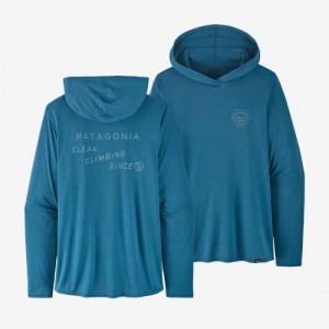 Patagonia Capilene® Cool Daily Graphic Hoody Miesten Huppari Sininen Suomi | JJ901-3197