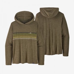 Patagonia Capilene® Cool Daily Graphic Hoody Miesten Huppari Vihreä Suomi | VB902-0244