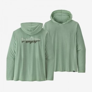 Patagonia Capilene® Cool Daily Graphic Hoody - Relaxed Fit Miesten Huppari Vihreä Suomi | VB917-4413