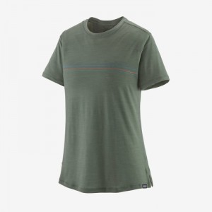 Patagonia Capilene® Cool Merino Graphic Shirt Naisten Paidat Vihreä Suomi | VS3404-9540