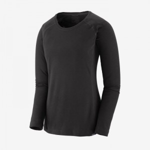 Patagonia Capilene® Midweight Crew Naisten Topit Mustat Suomi | BZ3912-8111