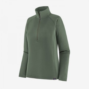 Patagonia Capilene® Midweight Zip-Neck Naisten Sukat Vihreä Suomi | LS2604-2588