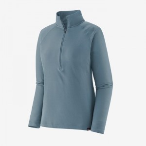 Patagonia Capilene® Midweight Zip-Neck Naisten Topit Vaaleanharmaat Suomi | DC3919-4176