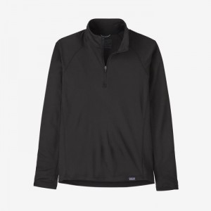 Patagonia Capilene® Midweight Zip-Neck Lasten Baselayers Mustat Suomi | MM4029-9116