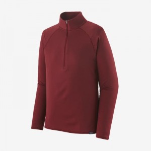 Patagonia Capilene® Midweight Zip-Neck Miesten Sukat Punainen Suomi | JN771-1981