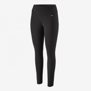 Patagonia Capilene® Thermal Weight Bottoms Naisten Housut Mustat Suomi | CJ2617-4731