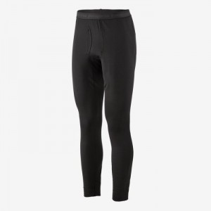 Patagonia Capilene® Thermal Weight Bottoms Miesten Housut Mustat Suomi | FC789-9042