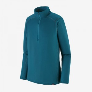 Patagonia Capilene® Thermal Weight Zip-Neck Miesten Topit Sininen Suomi | HX2524-0017