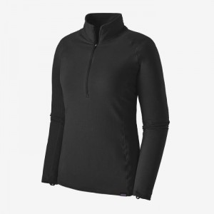 Patagonia Capilene® Thermal Weight Zip-Neck Naisten Sukat Mustat Suomi | OM2608-1984