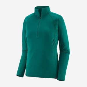 Patagonia Capilene® Thermal Weight Zip-Neck Naisten Sukat Vihreä Suomi | XF2609-0100