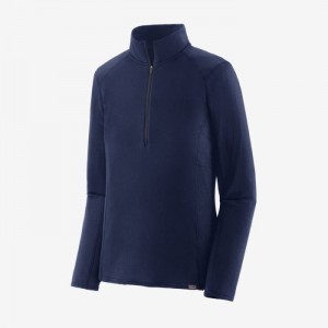 Patagonia Capilene® Thermal Weight Zip-Neck Naisten Sukat Laivastonsininen Suomi | SG2610-2031