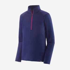 Patagonia Capilene® Thermal Weight Zip-Neck Naisten Sukat Sininen Suomi | QY2611-2429