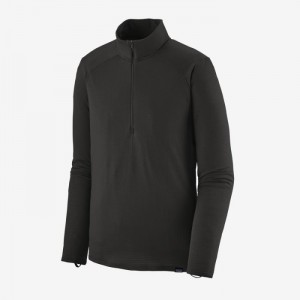 Patagonia Capilene® Thermal Weight Zip-Neck Miesten Sukat Mustat Suomi | CU773-0615