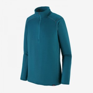 Patagonia Capilene® Thermal Weight Zip-Neck Miesten Sukat Sininen Suomi | RC775-8433