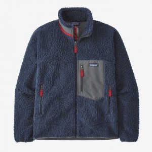 Patagonia Classic Retro-X® Fleece Jacket Miesten Takit Laivastonsininen Punainen Suomi | ED1055-4512