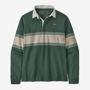 Patagonia Cotton in Conversion Midweight Rugby Shirt Miesten Paidat Vihreä Suomi | FH1659-9193