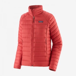 Patagonia Down Sweater Naisten Villapaita Punainen Suomi | YD3625-7237