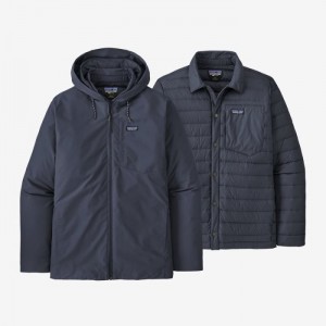 Patagonia Downdrift 3-in-1 Jacket Miesten Takit Sininen Suomi | DH1065-6194