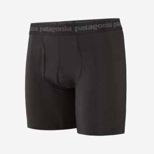 Patagonia Essential Boxer Briefs - 6" Miesten Alusvaatteet Mustat Suomi | MO801-4049