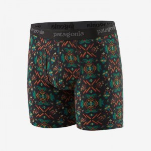 Patagonia Essential Boxer Briefs - 6" Miesten Alusvaatteet Mustat Suomi | VG803-9515