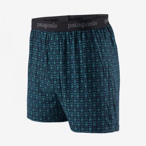 Patagonia Essential Boxers - 4½" Miesten Alusvaatteet Sininen Suomi | PB808-9699