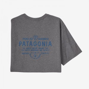 Patagonia Forge Mark Responsibili-Tee® Miesten Tees Gravel Heather Suomi | CV2278-0938