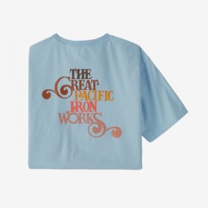 Patagonia GPIW™ Logo Organic T-Shirt Miesten T Paidat Sininen Suomi | DH2158-8214