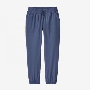 Patagonia Girls' Foxglenn Joggers Lasten Juoksuvaatteet Sininen Suomi | IT388-9783