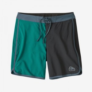 Patagonia Hydropeak Scallop Boardshorts - 18" Miesten Shortsit Mustat Suomi | RF4437-4921