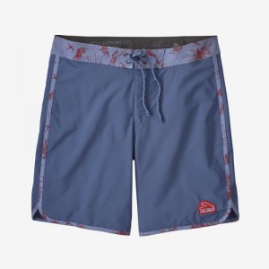 Patagonia Hydropeak Scallop Boardshorts - 18" Miesten Shortsit Sininen Suomi | OX4438-8707