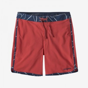 Patagonia Hydropeak Scallop Boardshorts - 18" Miesten Shortsit Punainen Suomi | ES4439-1360