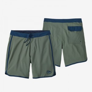 Patagonia Hydropeak Scallop Boardshorts - 18" Miesten Shortsit Vihreä Suomi | XC4448-4688