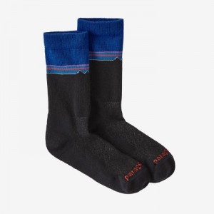 Patagonia Lightweight Merino Performance Crew Socks Miesten Sukat Sininen Suomi | FX751-5494