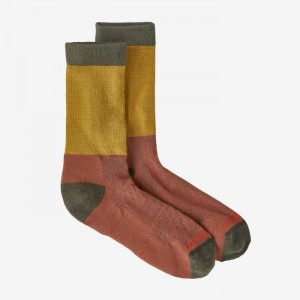 Patagonia Lightweight Merino Performance Crew Socks Miesten Sukat Kultaiset Suomi | FE752-3583