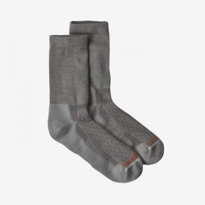 Patagonia Lightweight Merino Performance Crew Socks Miesten Sukat Harmaat Suomi | MY753-9195