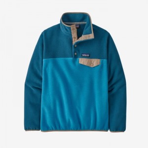 Patagonia Lightweight Synchilla® Snap-T® Fleece Pullover Naisten Villapusero Sininen Suomi | FF3253-4113