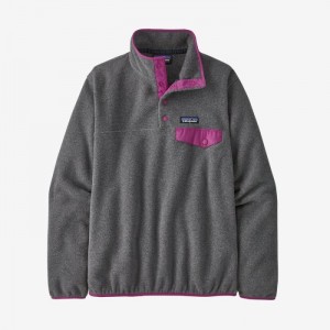 Patagonia Lightweight Synchilla® Snap-T® Fleece Pullover Naisten Villapusero Pinkki Suomi | BP3257-7780