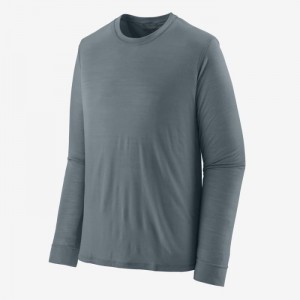 Patagonia Long-Sleeved Capilene® Cool Merino Shirt Miesten Paidat Harmaat Suomi | XX1737-4800