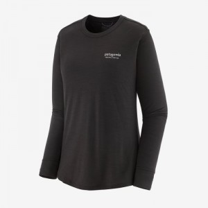 Patagonia Long-Sleeved Capilene® Cool Merino Graphic Shirt Naisten Paidat Mustat Suomi | RT3490-5923