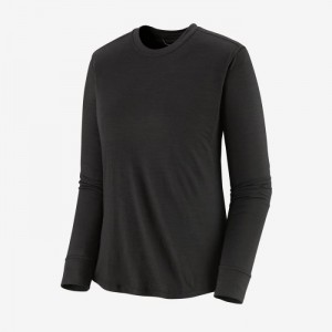 Patagonia Long-Sleeved Capilene® Cool Merino Shirt Naisten Paidat Mustat Suomi | IW3501-5847