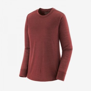 Patagonia Long-Sleeved Capilene® Cool Merino Shirt Naisten Paidat Punainen Suomi | LW3503-8558