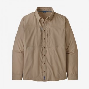 Patagonia Long-Sleeved Sol Patrol® Shirt Miesten Paidat Oar Tan Suomi | YR1777-6742