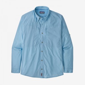 Patagonia Long-Sleeved Sun Stretch Shirt Miesten Paidat Sininen Suomi | CH1781-6227